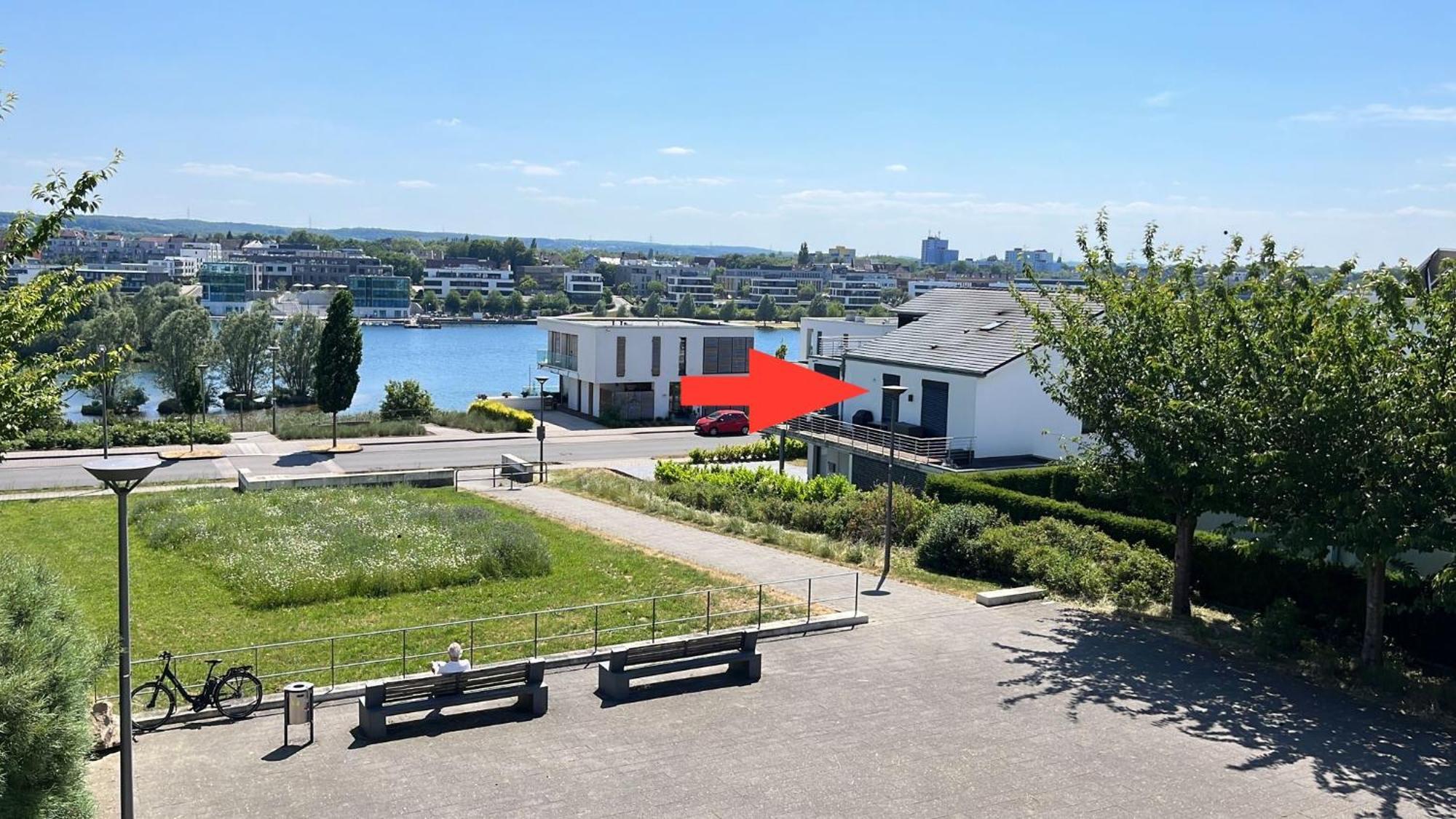 Haus Mit Panoramablick Auf Den Phoenixsee Dortmund Exterior photo